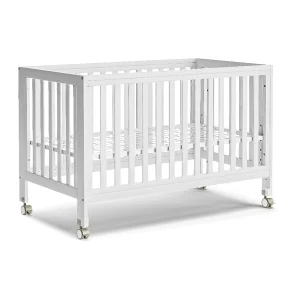 Mini to Full Size Crib, Removable Wheels-4 Heights