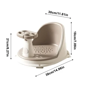 Bath Seat Chair with Steering Wheel - Home or Travel
