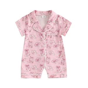 Infant Cactus Print Button Closure - Loungewear