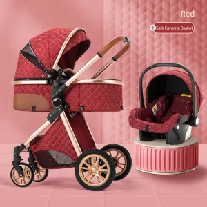 3-in-1 Multifunctional Luxury Travel Baby Stroller -  Newborn